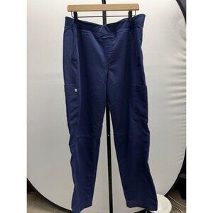 FIGS Axim Cargo Navy Blue Scrub Pants